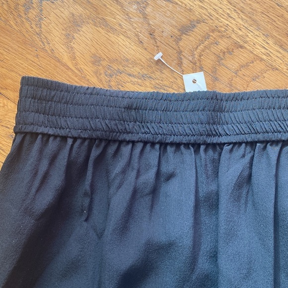 NWT Madewell Parkway Silk Wrap Black Mini Skirt size XS - Picture 8 of 13